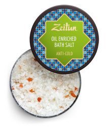 Морская соль Противопростудная, с маслами ели, пихты, лимона (250 мл), Зейтун
