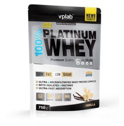 Протеин Vplab Platinum Whey, ваниль (750 г)