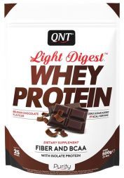 Протеин QNT Light Digest Whey, шоколад  (500 г)