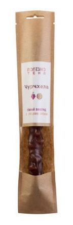 Чурчхела светлый виноград с грецким орехом (90 г), Полезнотека