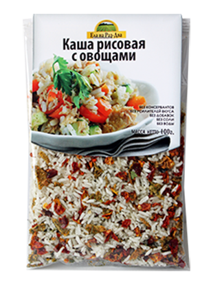 Каша рисовая с овощами Здоровая еда (100 г)