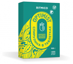 Спирулина Optimist в таблетках Ritmico (100 г)